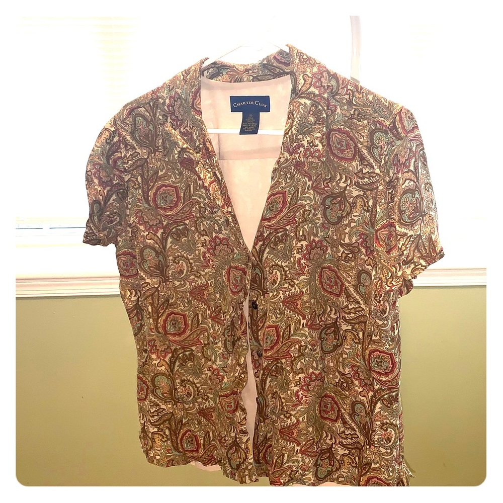 Gold Pattern Shirt